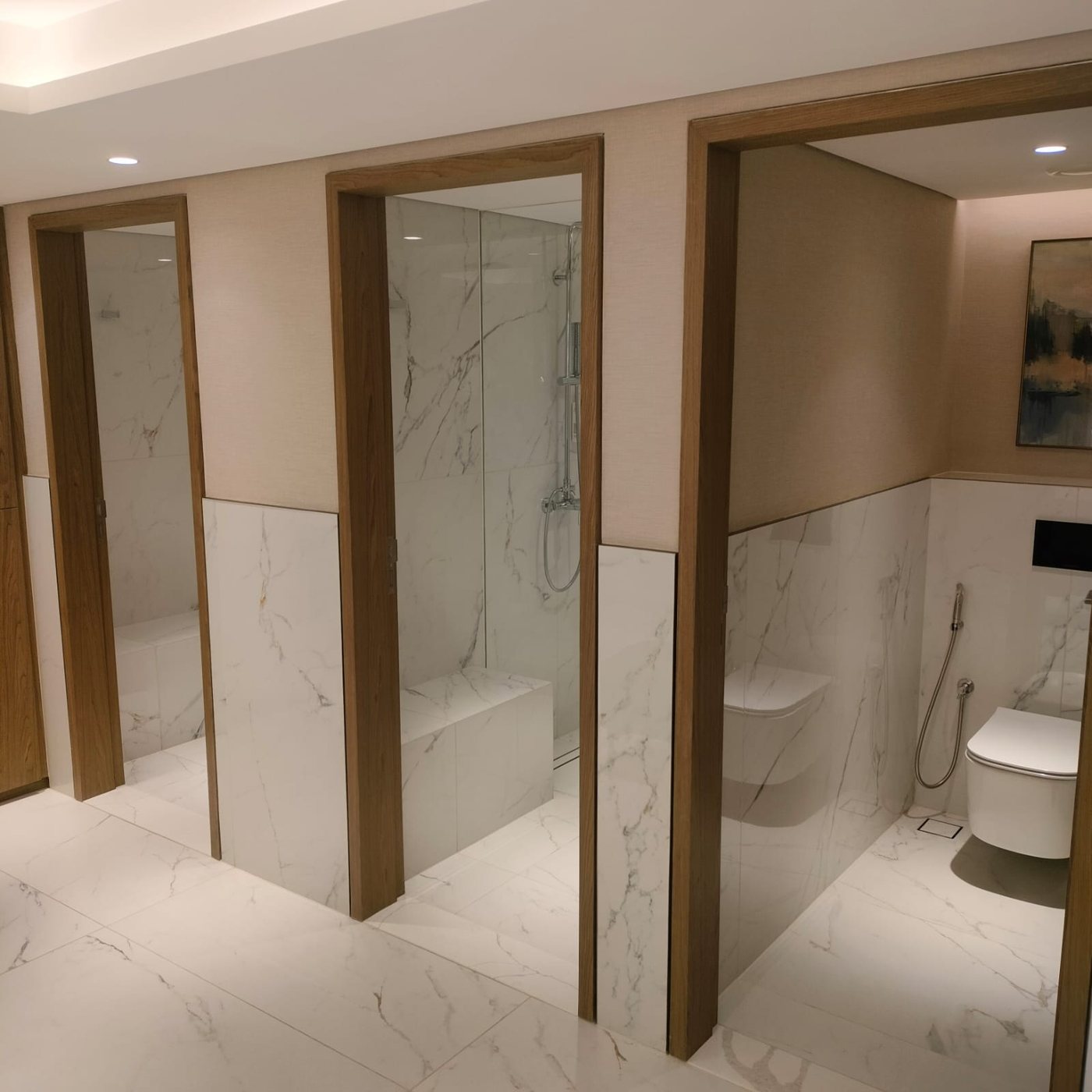 Pool Changing Room & Lobby project photo